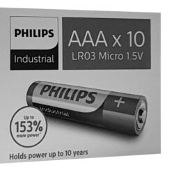 Philips Industrial AAA Batteries (Pack 10)