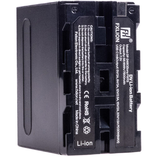 FXLion 56WH NPF Battery USB-C In/Out - Image 2