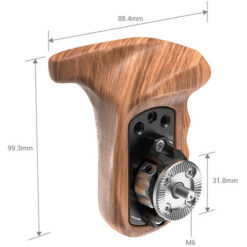 Smallrig 1891B Left Side Wooden Grip - Image 3