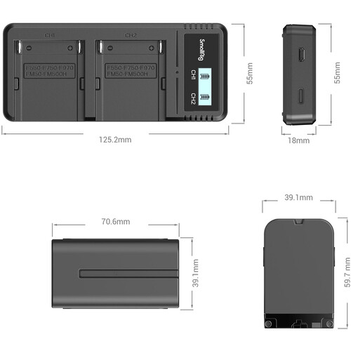 Smallrig 3823 NP-F970 Camera Battery & Charge - Image 3