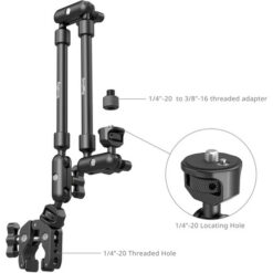 Smallrig 4766 Desktop Magic Arm C/W Crab Clamp - Image 4