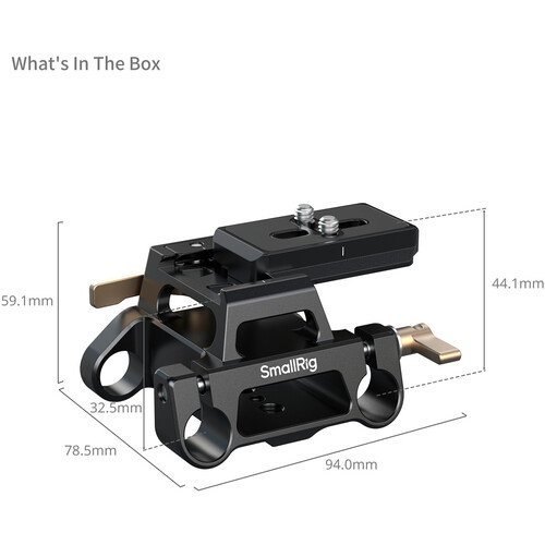 Smallrig 5365 Arca Plate Kit With 15mm Rod Clamp - Image 2