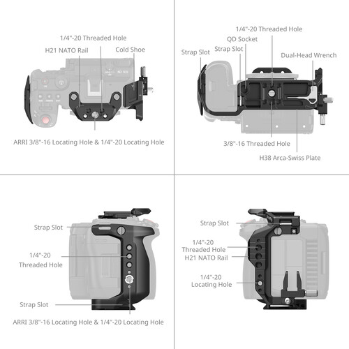 Smallrig 5656 Cage For Canon C50 - Image 4
